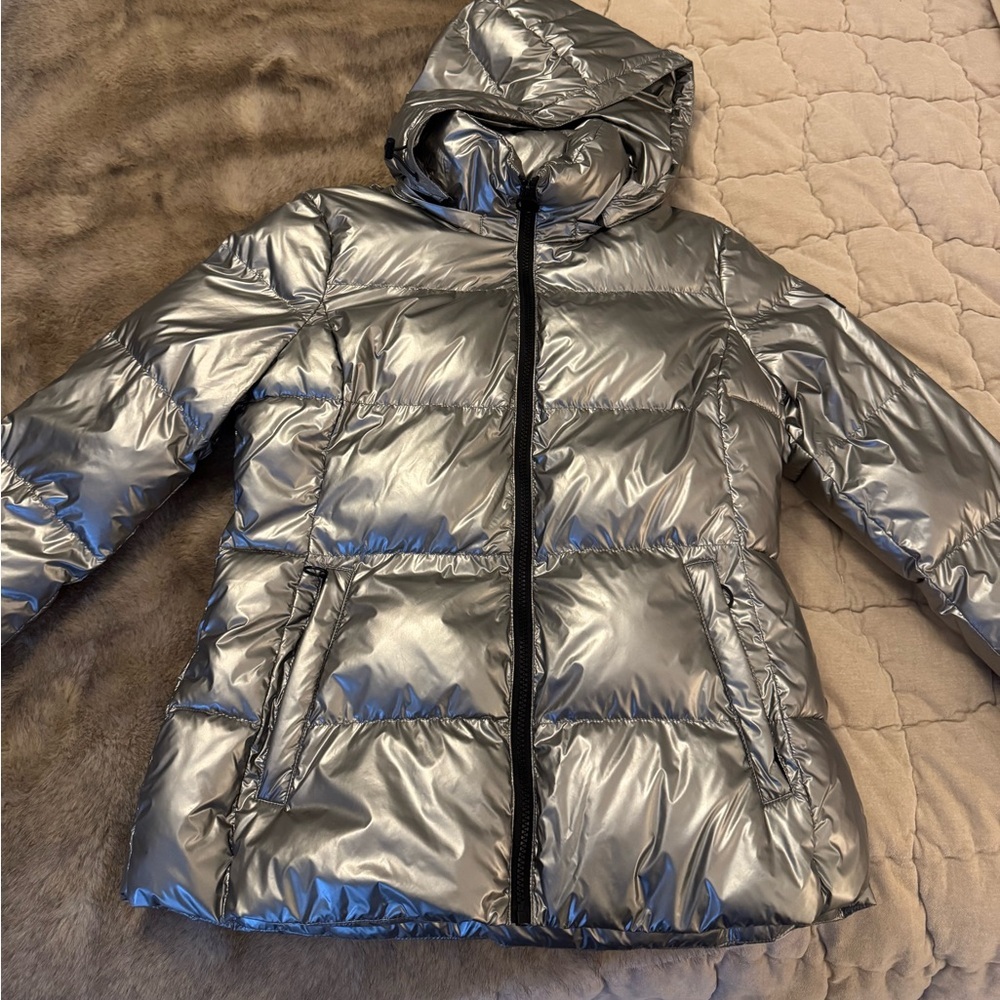 Silver BCBG coat